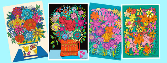 Blooming Summer- New Floral Art Prints